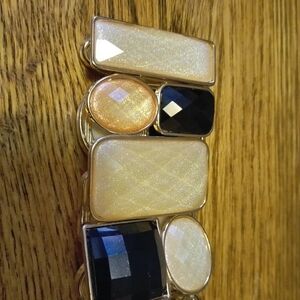 L & J bracelet, in gold tone